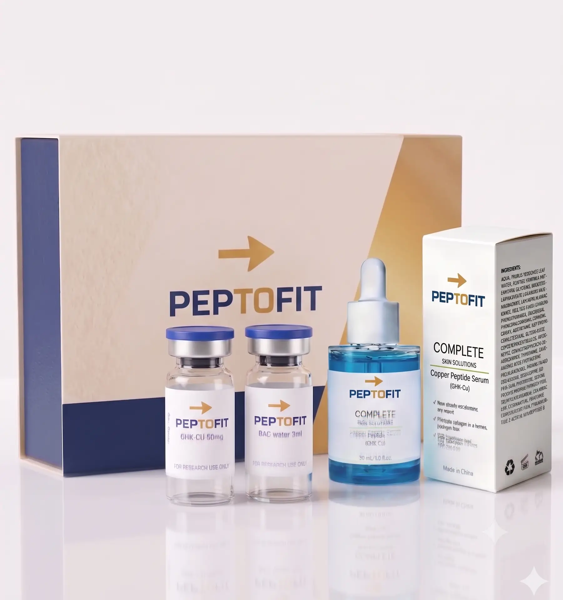 peptyd ghk-cu Zestaw GHK-Cu: Serum z Peptydem Miedziowym + – peptofit Vitamin B12 Forms Variant:5mg Osteoarthritis Knee Pain